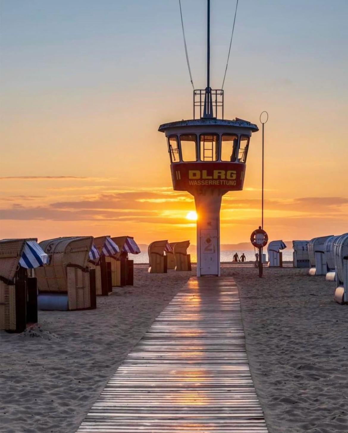 3Sz Penthaus Luna Am Sandstrand Mit Meerblick & Balkon Lübeck Buitenkant foto
