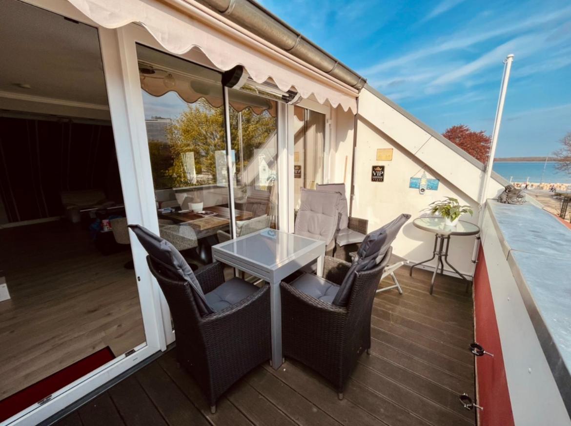3Sz Penthaus Luna Am Sandstrand Mit Meerblick & Balkon Lübeck Buitenkant foto