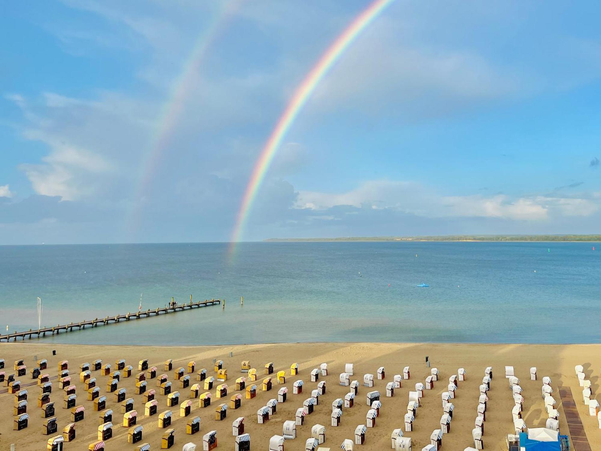 3Sz Penthaus Luna Am Sandstrand Mit Meerblick & Balkon Lübeck Buitenkant foto